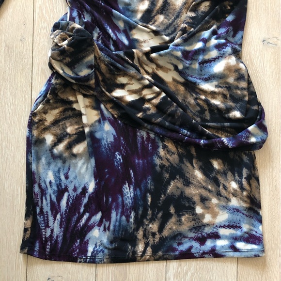 M60 Miss Sixty V Neck Faux Wrap Bodycon Dress Size 4 - Picture 14 of 14